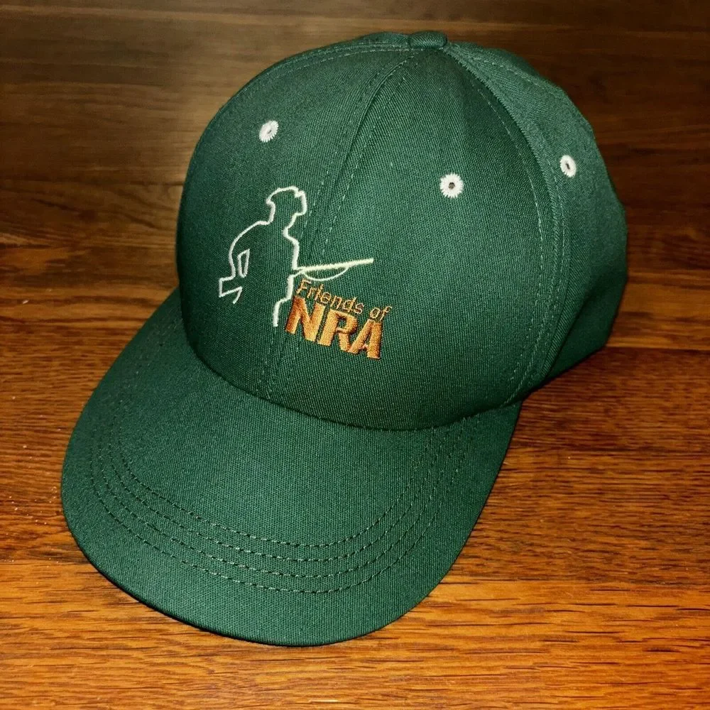 Friends of NRA Committee‎ Member Green Cap Hat Adjustable Made in USA Americap